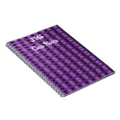 Paarse Haze Abstract Ombre - Notitieboek (Rechterzijde)