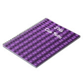 Paarse Haze Abstract Ombre - Notitieboek (Linkerzijde)