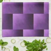 Paarse Haze Abstract Ombre Theedoek (Gevouwen)