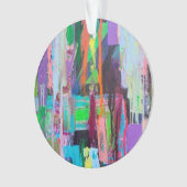 Paarse Haze Acryl Ornament (voorkant)