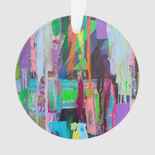 Paarse Haze Acryl Ornament
