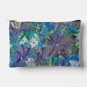 Paarse Haze Bloemen Accessoires Pouch Etui (Voorkant)