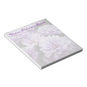 Paarse Haze Chrysanthema Notitieblok (Schuin)