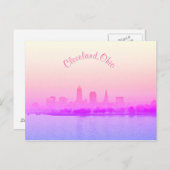 Paarse Haze Cleveland Briefkaart (Voorkant / Achterkant)