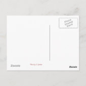 Paarse Haze Cleveland Briefkaart (Achterkant)