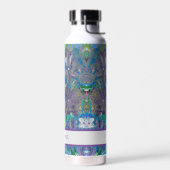 Paarse Haze Floral Custom Waterfles (Links)