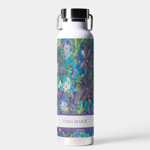 Paarse Haze Floral Custom Waterfles