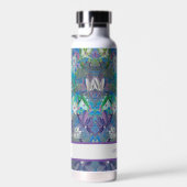 Paarse Haze Floral Custom Waterfles (Rechts)