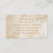 Paarse Haze Hair Makeup Stylist Visitekaartje (Achterkant)