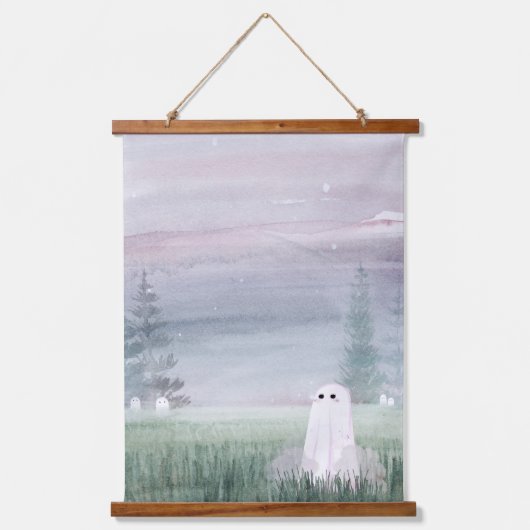 Paarse Haze Hangend Wandkleed (Voorkant)