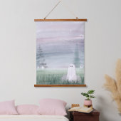 Paarse Haze Hangend Wandkleed (Slaapkamer)