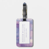 Paarse Haze II Bagagelabel (Achterkant verticaal)