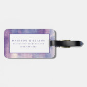 Paarse Haze II Bagagelabel (Achterkant horizontaal)