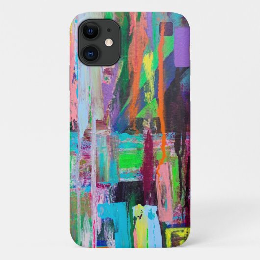 Paarse Haze iPhone Case (Achterkant)