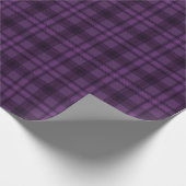 Paarse Haze Plaid inpakpapier (Hoek)