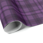 Paarse Haze Plaid inpakpapier (Rol Hoek)