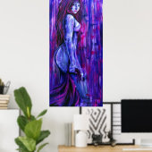 Paarse Haze Poster (Thuiskantoor)