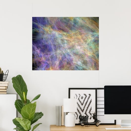 Paarse Haze Poster (Thuiskantoor)