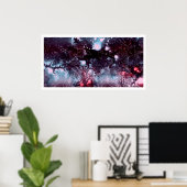 Paarse Haze Poster (Thuiskantoor)