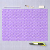Paarse Haze Squares Tissuepapier (Craft)