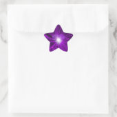 Paarse Heart sticker ster (Tas)