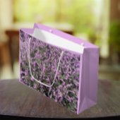  Paarse Heather Floral Groot Cadeauzakje