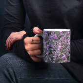  Paarse Heather Floral Koffiemok