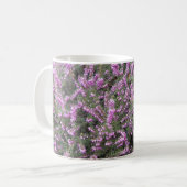  Paarse Heather Floral Koffiemok (Voorkant links)