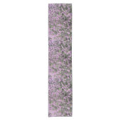  Paarse Heather Floral Korte Tafelloper (Voorkant)