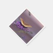 Paarse Heaven Butterfly servet (Hoek)