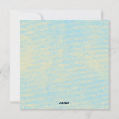 Paarse Hedegel Feestdagenkaart (Achterkant)