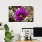 Paarse Hedegel Poster (Thuiskantoor)