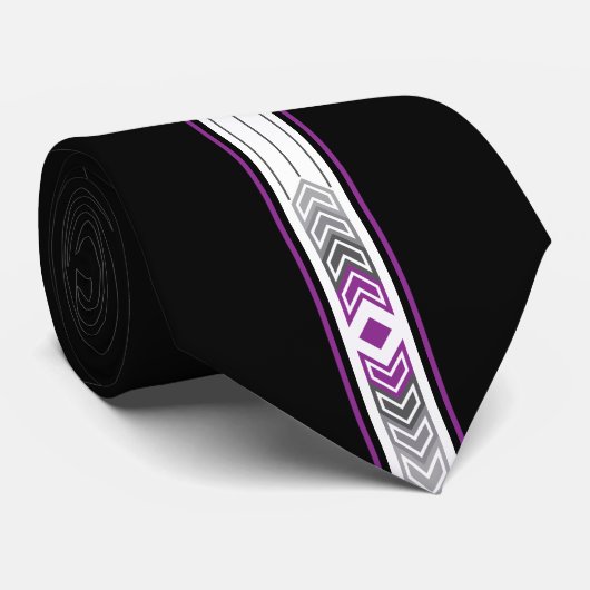 Paarse heiligdommen stropdas (Opgerold)