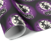 Paarse Heks Martini Cadeaupapier (Rol Hoek)