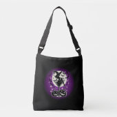 Paarse heks Martini Crossbody Tas (Voorkant)