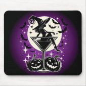 Paarse heks Martini Muismat (Voorkant)