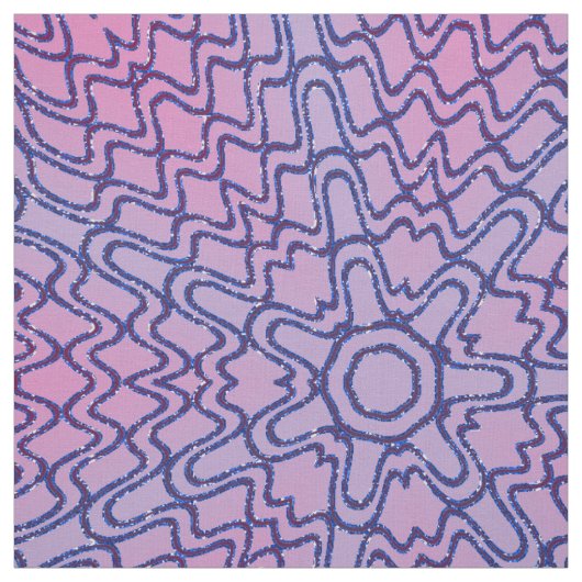 Paarse helling Abstract Stof (Swatch)
