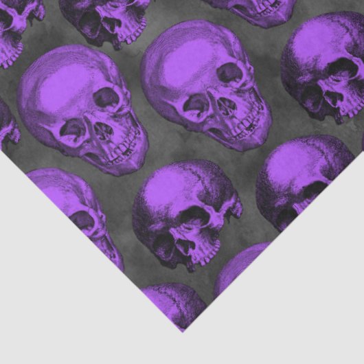 Paarse hemellichamen en zonnebloempitten, ontwerp tissuepapier (Detail)