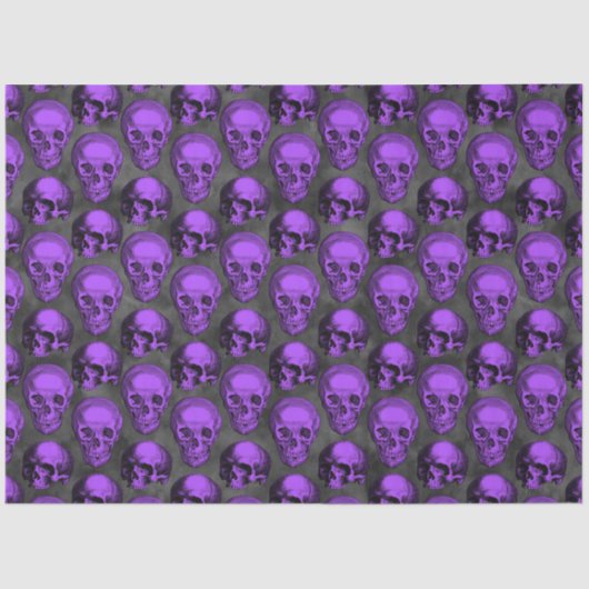 Paarse hemellichamen en zonnebloempitten, ontwerp  tissuepapier (Voorkant)