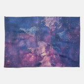  Paarse Hemelse Wereldkaart (10) Theedoek (Horizontaal)