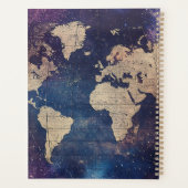  Paarse Hemelse Wereldkaart (11) Planner (Achterkant)