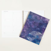 Paarse Hemelse Wereldkaart (12) Planner (Display)
