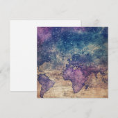  Paarse Hemelse Wereldkaart (13) (Voorkant / Achterkant)