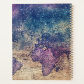  Paarse Hemelse Wereldkaart (13) Planner (Achterkant)