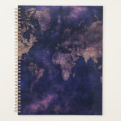 Paarse Hemelse Wereldkaart (9) Planner (Voorkant)