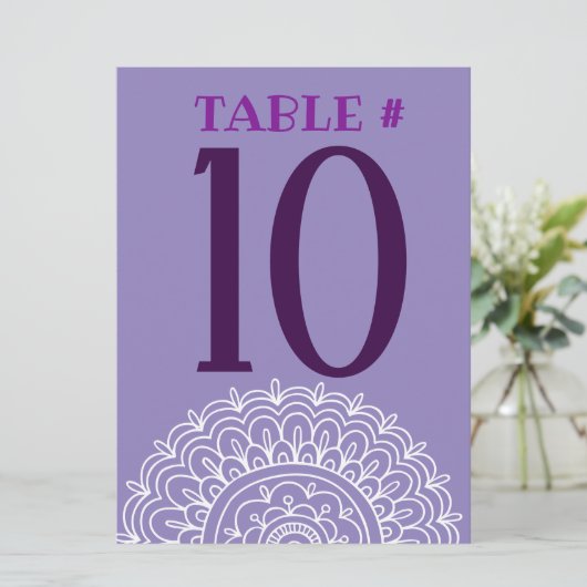 PAARSE HEMSA HAND VAN GOD Bat Mitswa Party Kaart (Staand voorkant)