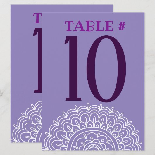 PAARSE HEMSA HAND VAN GOD Bat Mitswa Party Kaart (Voorkant / Achterkant)