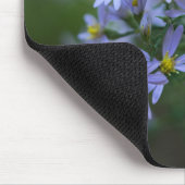 Paarse herfst Asters Floral Wildflower Mousepad Muismat (Hoek)