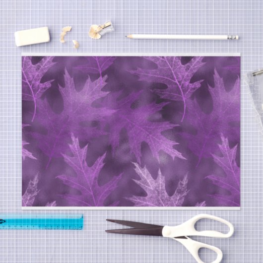 PAARSE HERFST AUTUMN LEAVES TISSUEPAPIER (Craft)