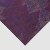 Paarse herfst donkerdere mantel lekt tissuepapier (Detail)